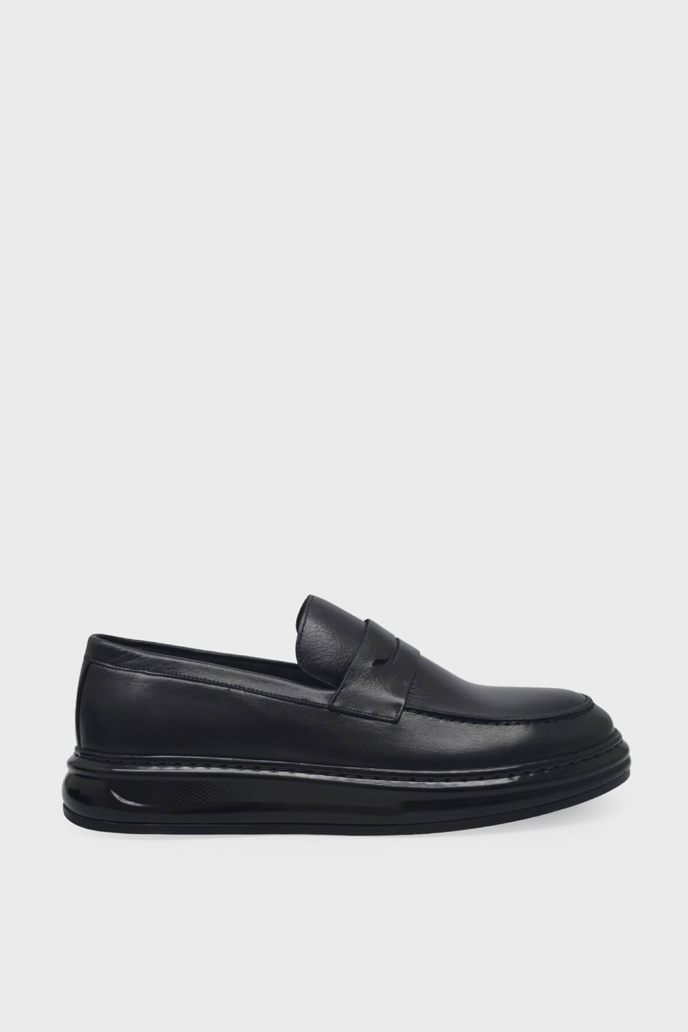 Kanuga Erkek Deri Loafer Siyah Rugan K-FSC3293 görsel 6