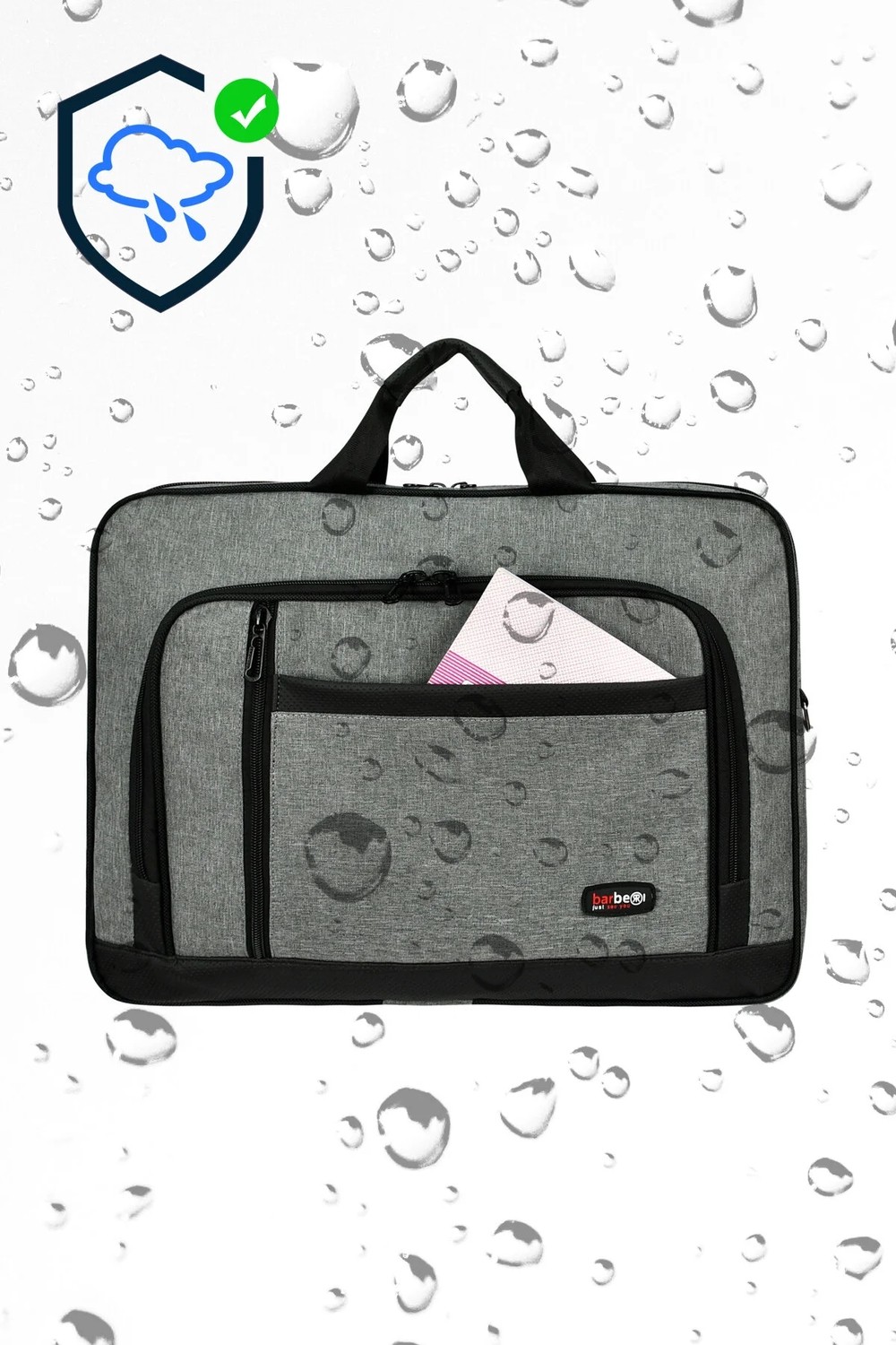 Galb Leather Cok Fonksiyonlu ve Tam Korumali 17 Inc Laptop Evrak Cantasi görsel 2