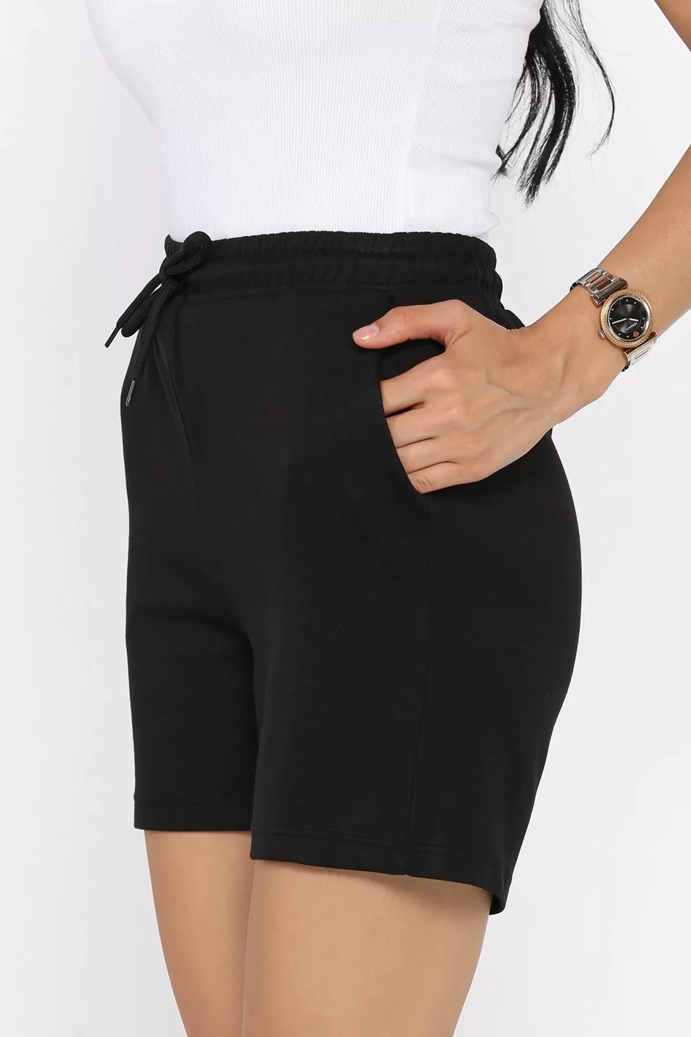 Gülseli Kadın Cepli Şort P-00022766 görsel 3