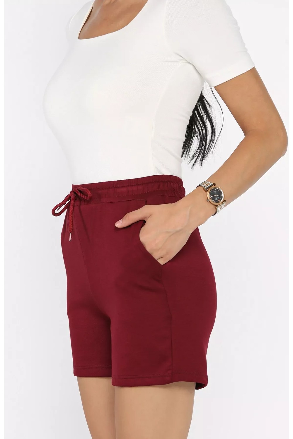 Gülseli Kadın Cepli Şort P-00022766 görsel 8