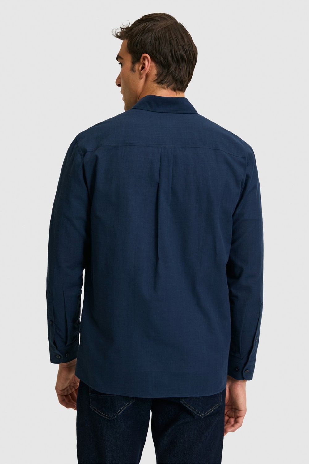 U.S. Polo Assn. Erkek Siyah Uzun Kollu Basic Gömlek 50324708-VR046 görsel 8