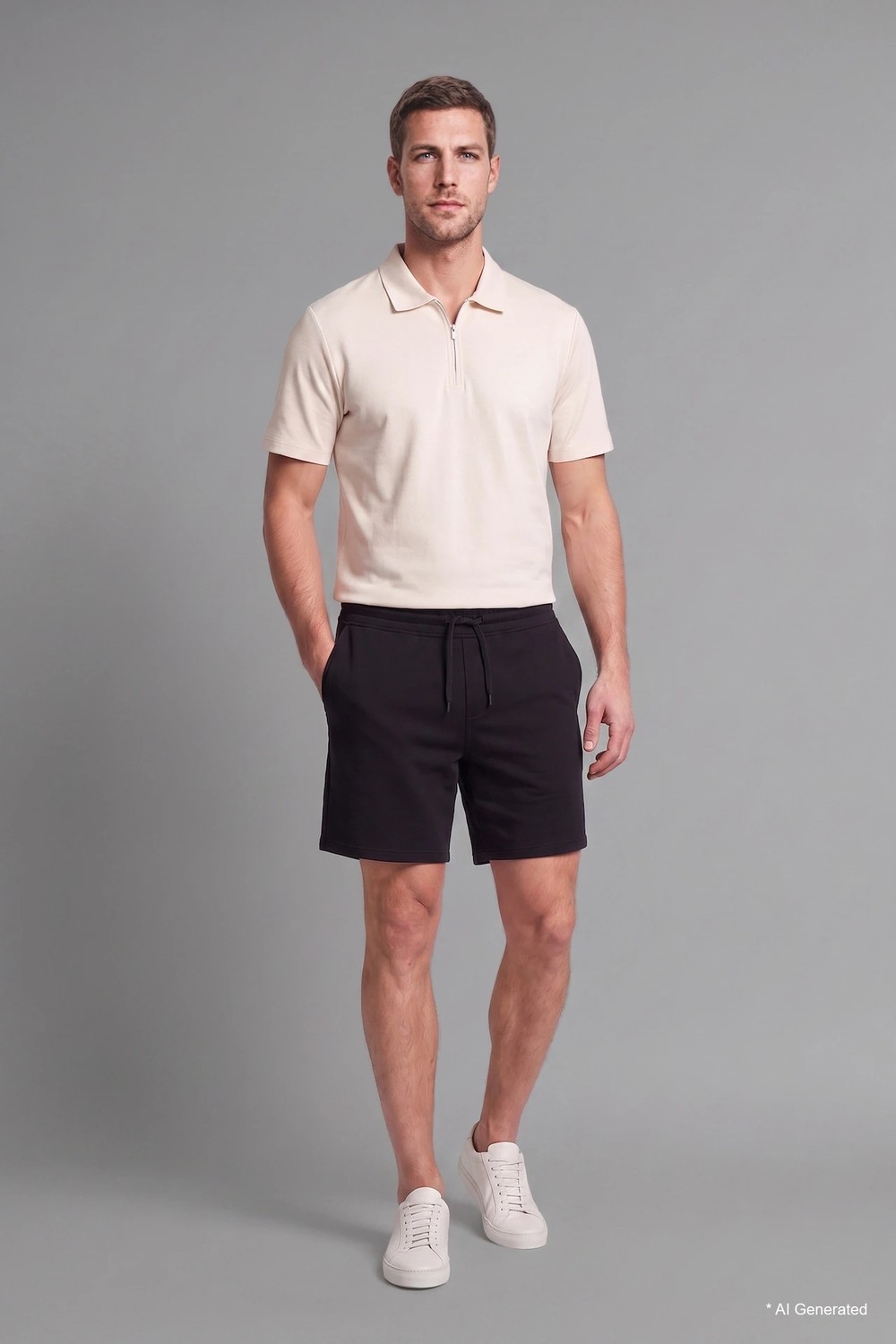 DeFacto Regular Fit Düz Paça Siyah Şort I1296AX26SM