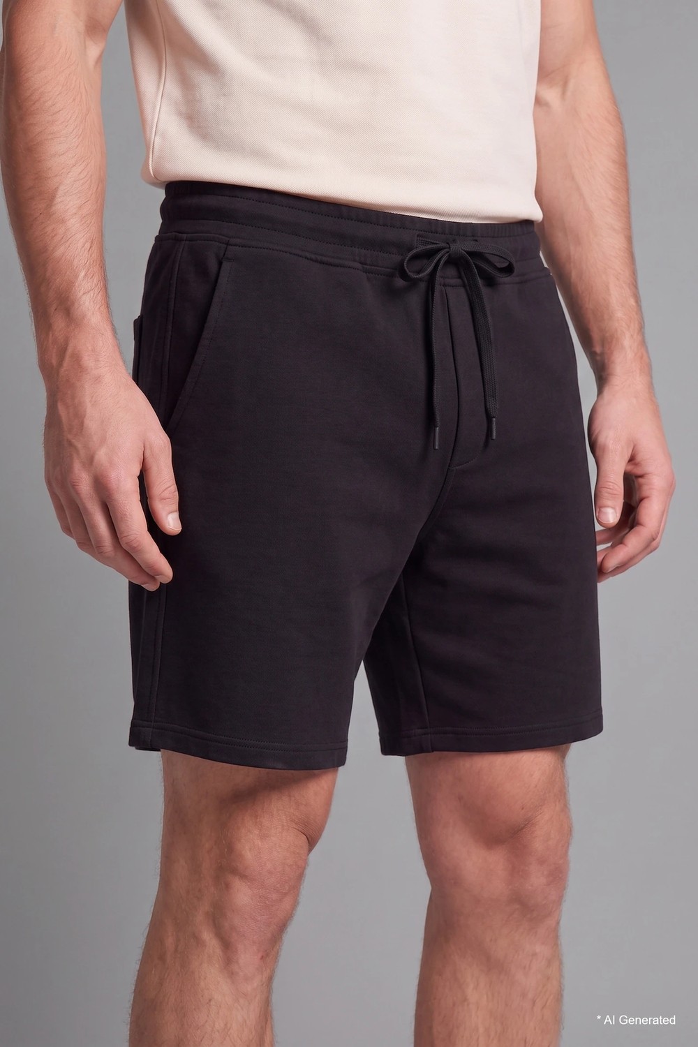 DeFacto Regular Fit Düz Paça Siyah Şort I1296AX26SM görsel 6