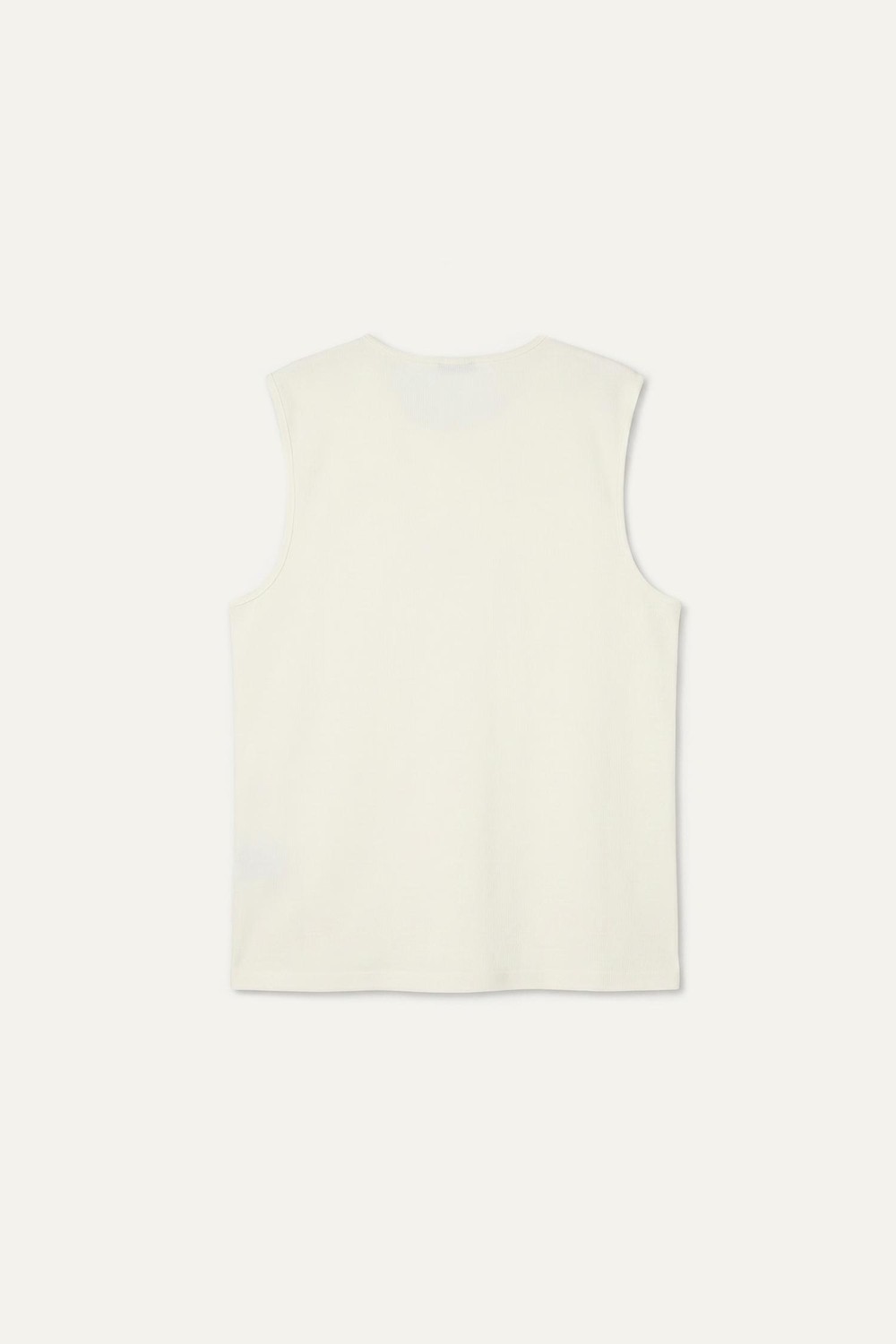 DeFacto %100 Pamuk Regular Fit Bisiklet Yaka Ekru Atlet H7131AX26SM görsel 8