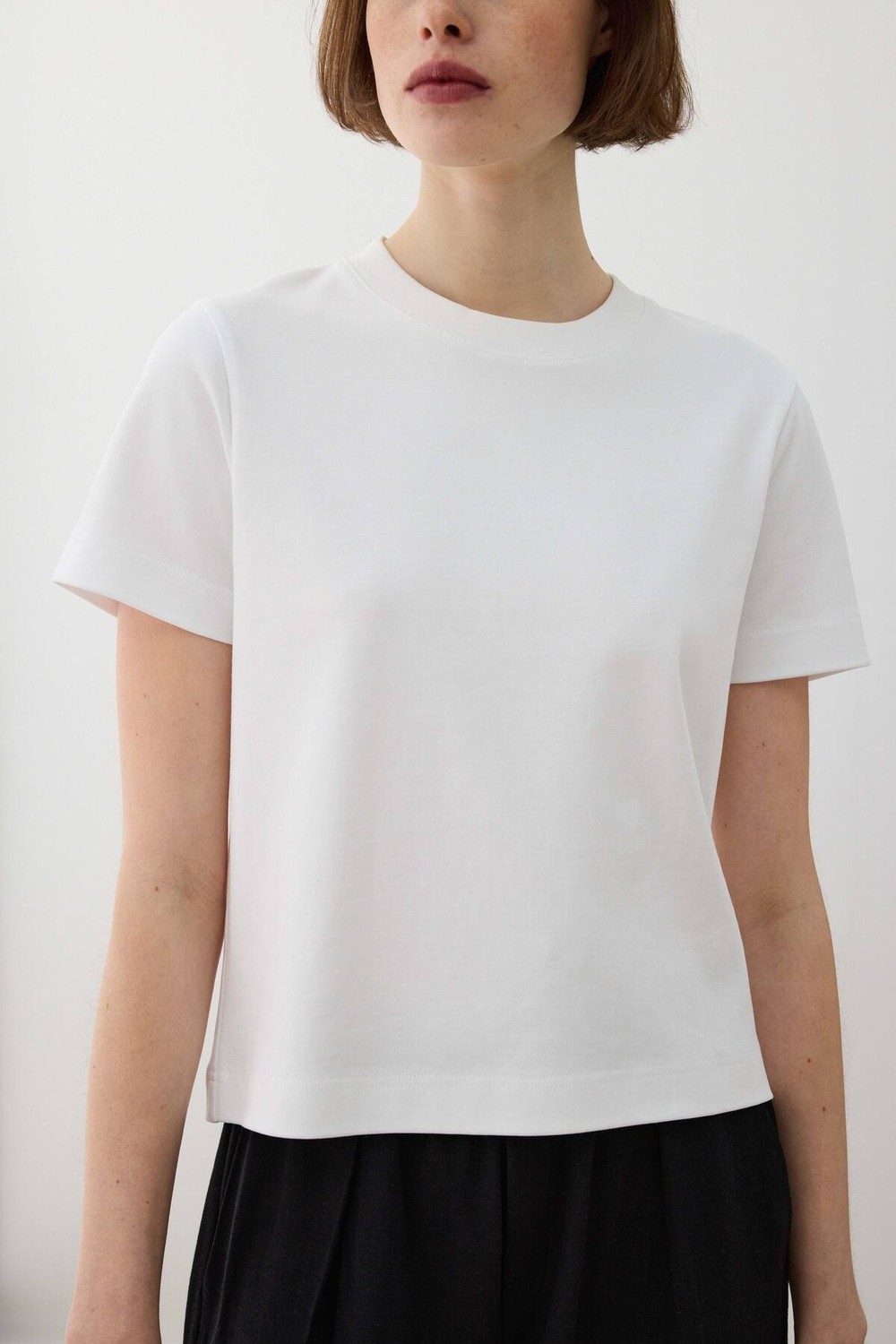 Babokah Supima® Pamuk Interlok Basic Tshirt görsel 6