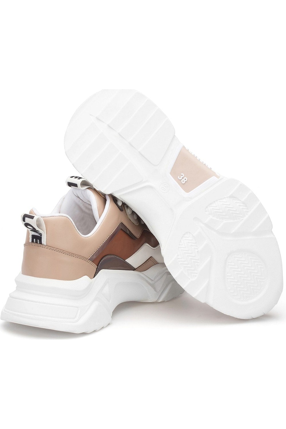 Dark Seer Kadın Beyaz Pudra Sneaker Spor Ayakkabı 2026 - DS.PMD239K2110 görsel 7