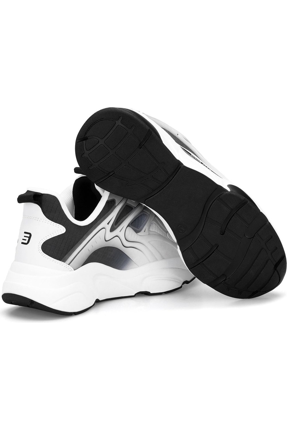 Dark Seer Unisex Siyah Beyaz Sneaker Spor Ayakkabı 2026 - DS STORM görsel 5