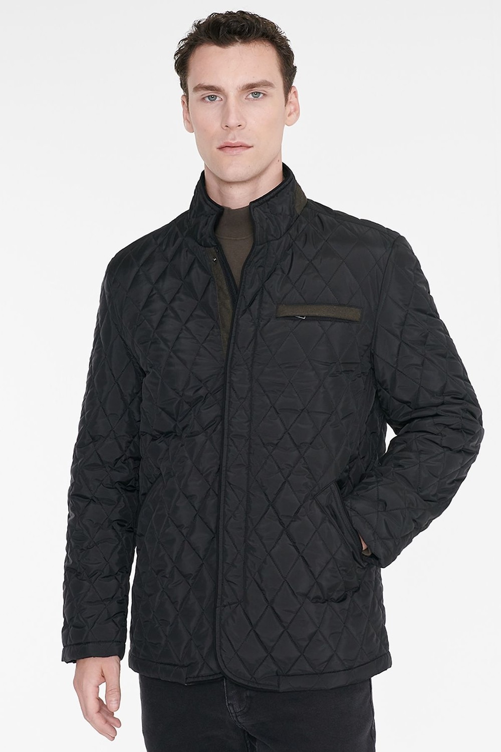 Altınyıldız Classics Standart Fit Normal Kesim Dik Yaka Yan Cepli Overcoat