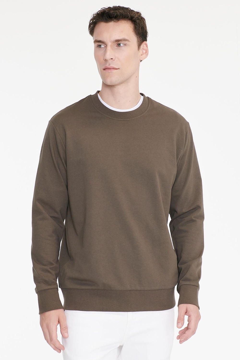 Altınyıldız Classics Pamuklu Standart Fit Normal Kesim 2 Iplik Bisiklet Yaka Sweatshirt
