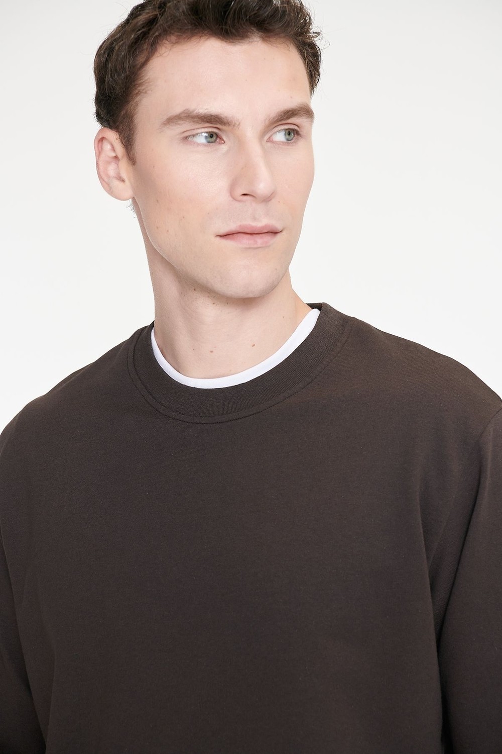 Altınyıldız Classics Pamuklu Standart Fit Normal Kesim 2 Iplik Bisiklet Yaka Sweatshirt görsel 4