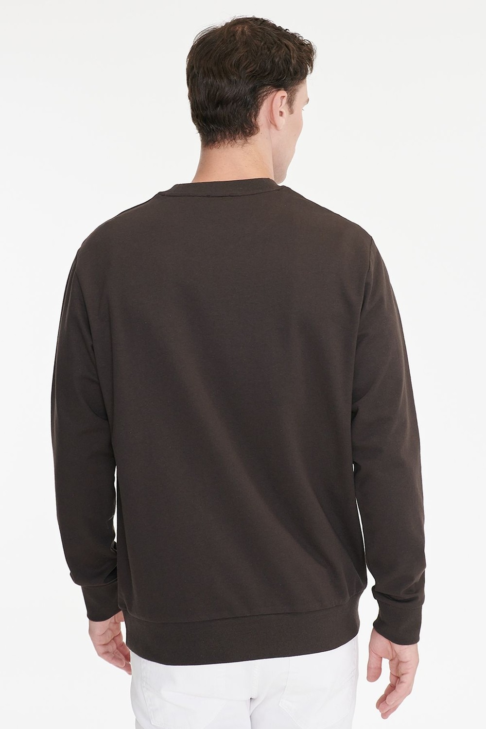 Altınyıldız Classics Pamuklu Standart Fit Normal Kesim 2 Iplik Bisiklet Yaka Sweatshirt görsel 5