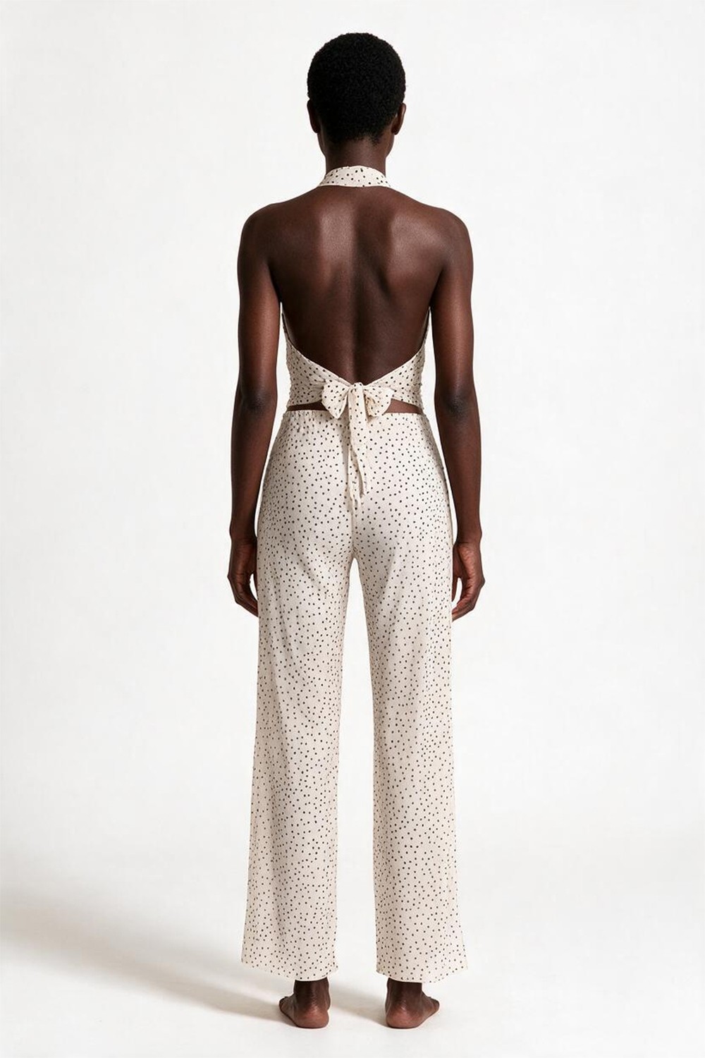 Aquella Desenli Tül Crop Top-Pantolon Takım görsel 3