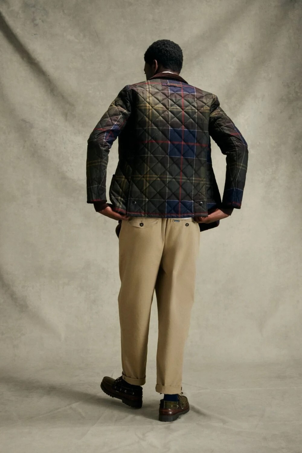 Barbour Icons Tartan Heritage Liddesdale Kapitone Ceket TN14 Classic Tartan görsel 8