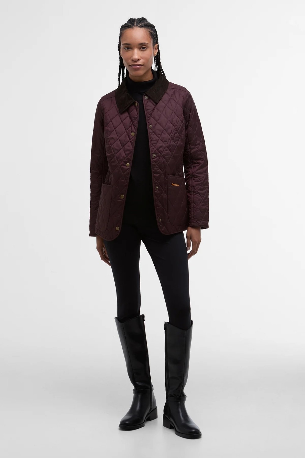 Barbour Annandale Kapitone Ceket RE96 Quil Black görsel 3