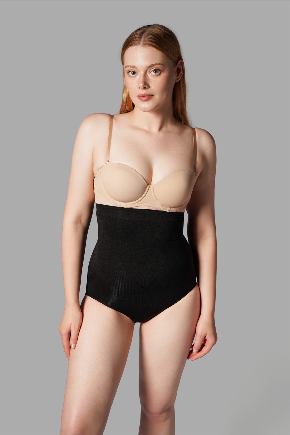 Fit Women Rahim Toparlayıcı Yüksek Bel Şekillendirici Göbek ve Bel Külot Ten Korse 1050