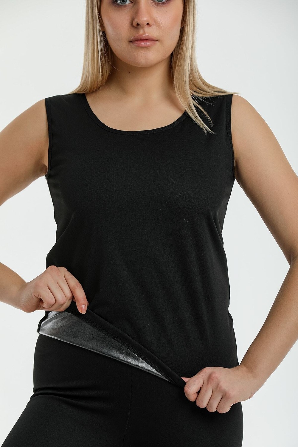 Fit Women Zayıflatan Incelten Termal Vücut Şekillendirici Sauna Uzun Kollu Fermuarlı Korse 4415