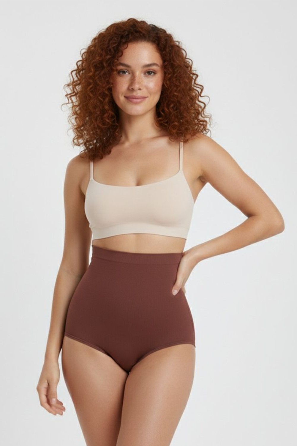 Fit Women Rahim Toparlayıcı Yüksek Bel Şekillendirici Göbek ve Bel Külot Ten Korse 1050