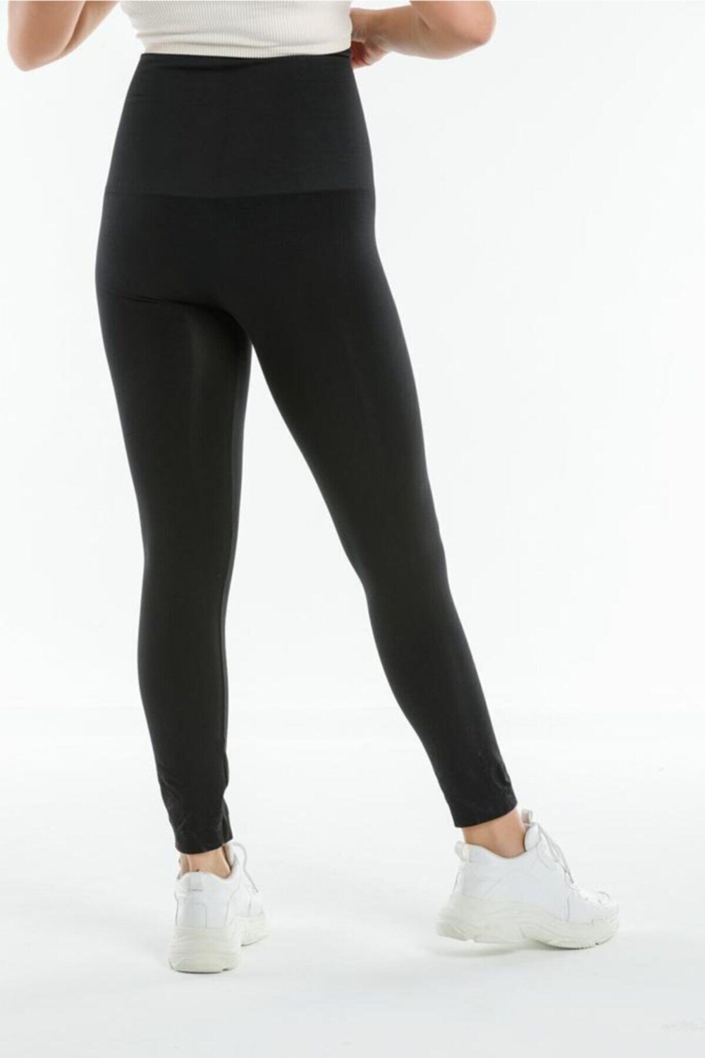 Fit Women Toparlayıcı Ekstra Yüksek Bel Çift Silikonlu Kaydırmaz Tayt Korse 2100 görsel 5