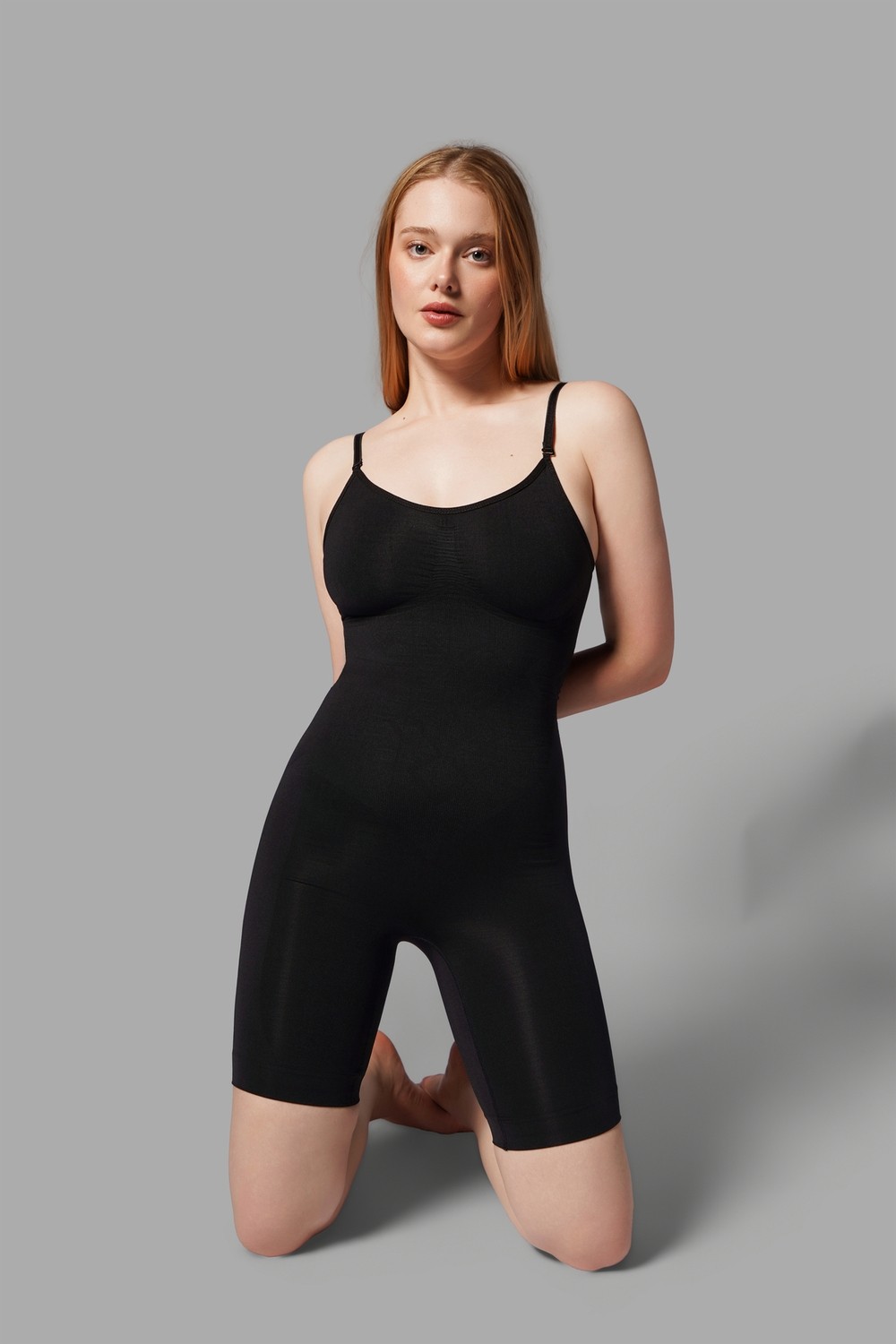 Fit Women 2 Beden Toparlayan Bel ve Basen Incelten Tam Boy Tüm Vüçüt Korsesi Seamless 9050 görsel 7