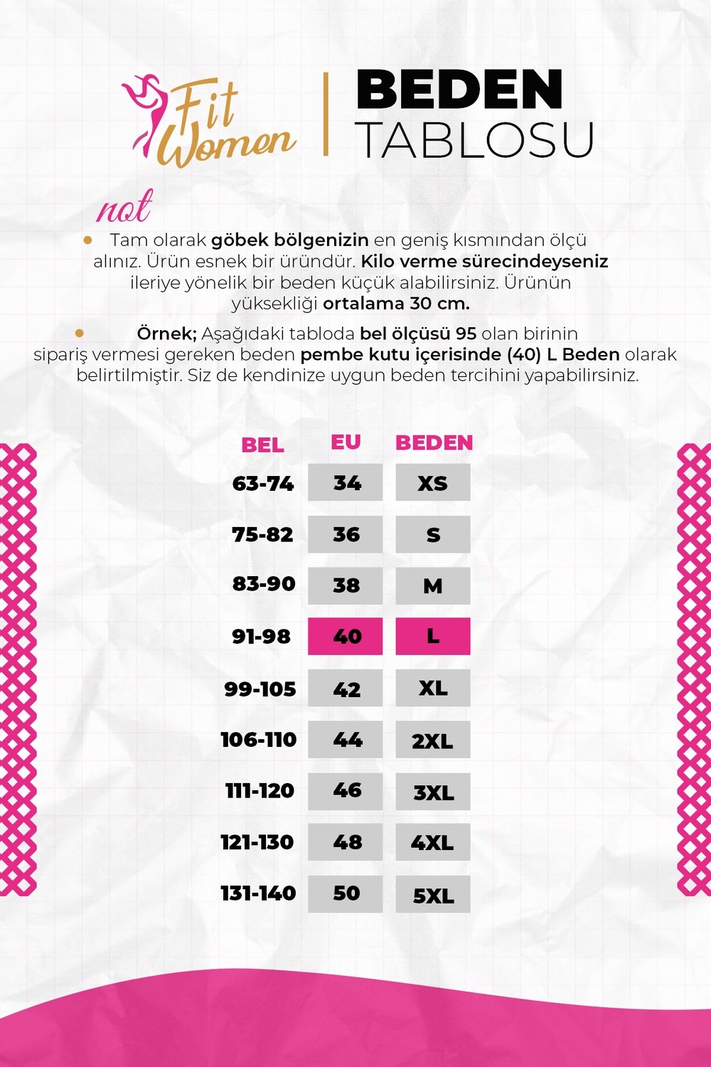 Fit Women Karın Düzeltici Bel Toparlayıcı Kum Saati Görünümlü Lateks Korse 4423 görsel 8