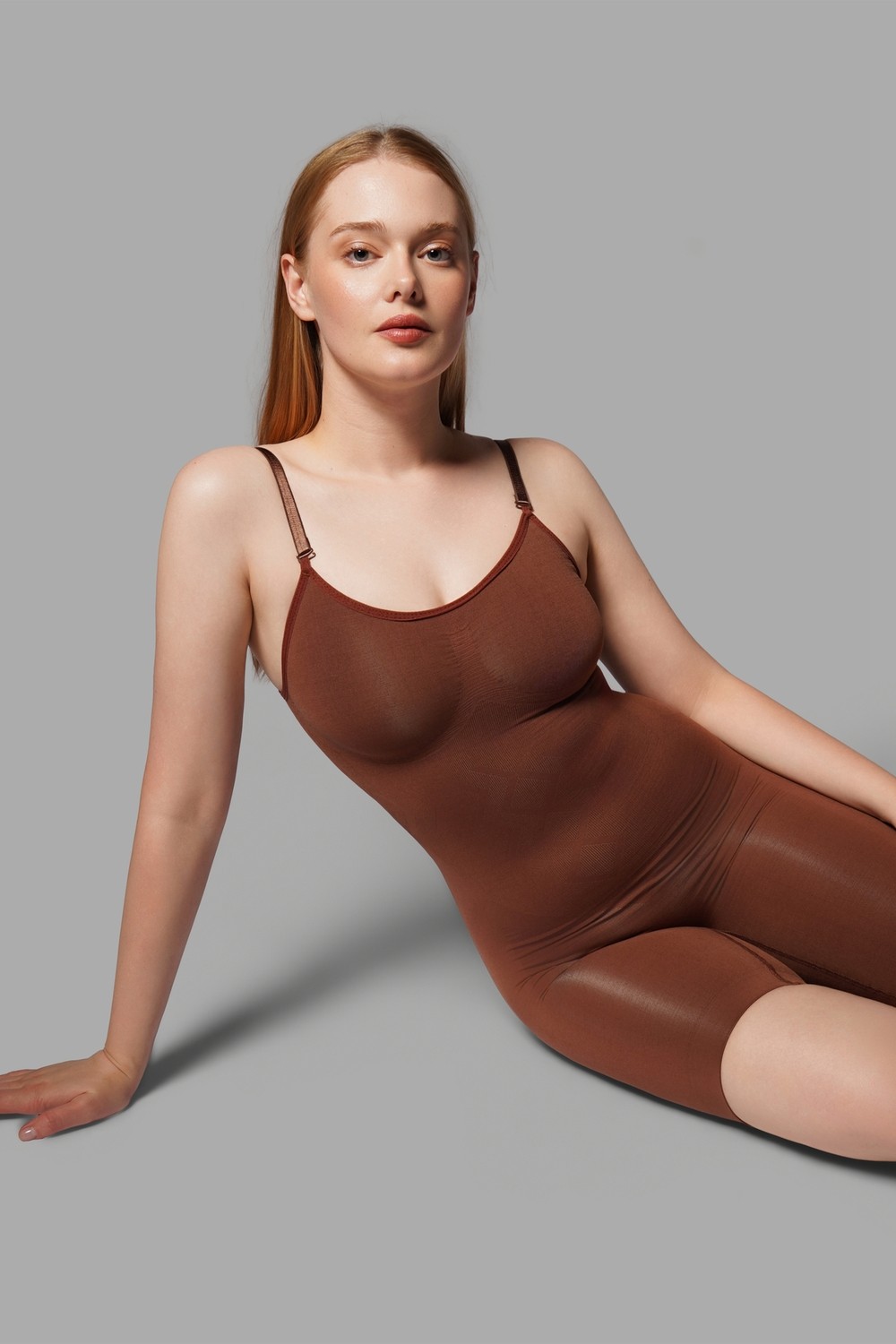 Fit Women 2 Beden Toparlayan Bel ve Basen Incelten Tam Boy Tüm Vüçüt Korsesi Seamless 9050 görsel 4