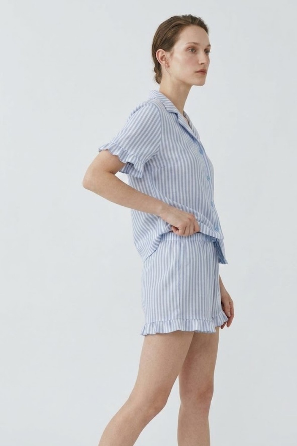 Fit Women Kadın Relaxed Lastikli Çok Renkli Pijama Takımı görsel 5