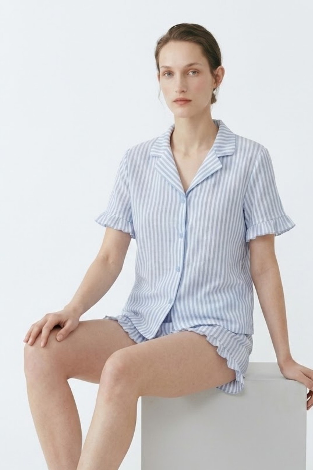 Fit Women Kadın Relaxed Lastikli Çok Renkli Pijama Takımı görsel 6