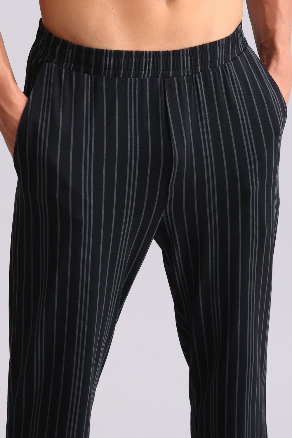 Mısırlı Erkek Bambu Düz Paça Pantolon Lacivert görsel 3