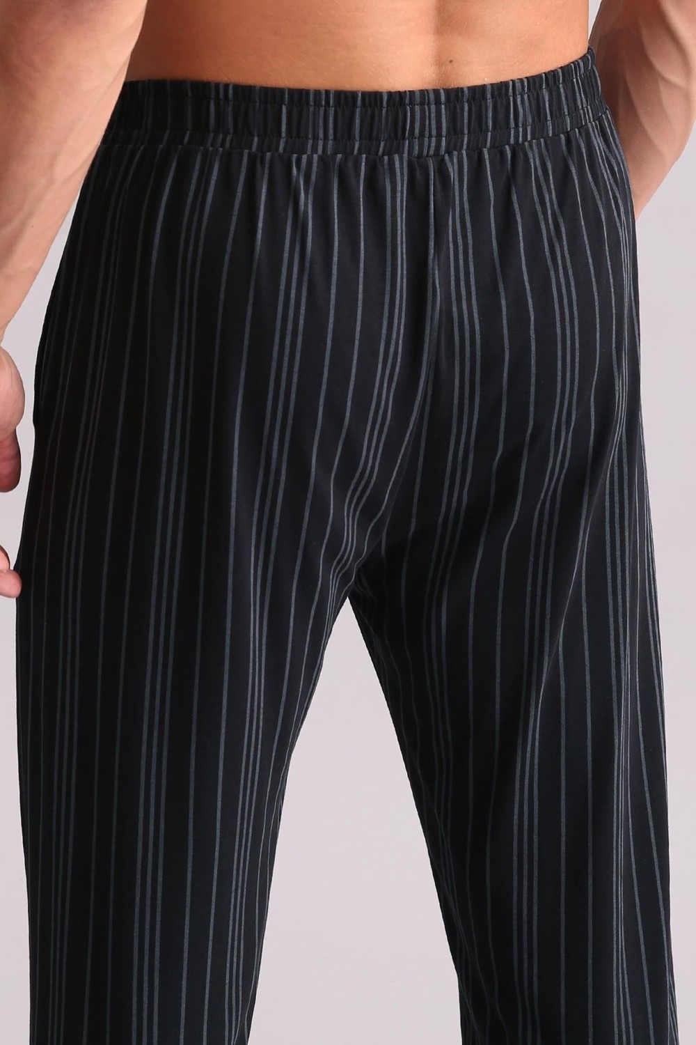 Mısırlı Erkek Bambu Düz Paça Pantolon Lacivert görsel 4