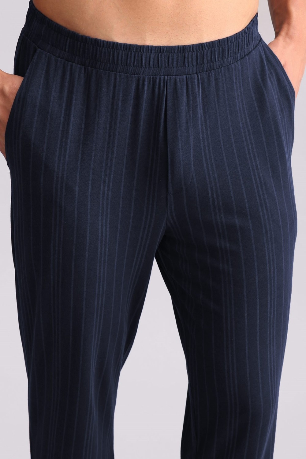 Mısırlı Erkek Bambu Düz Paça Pantolon Lacivert görsel 8