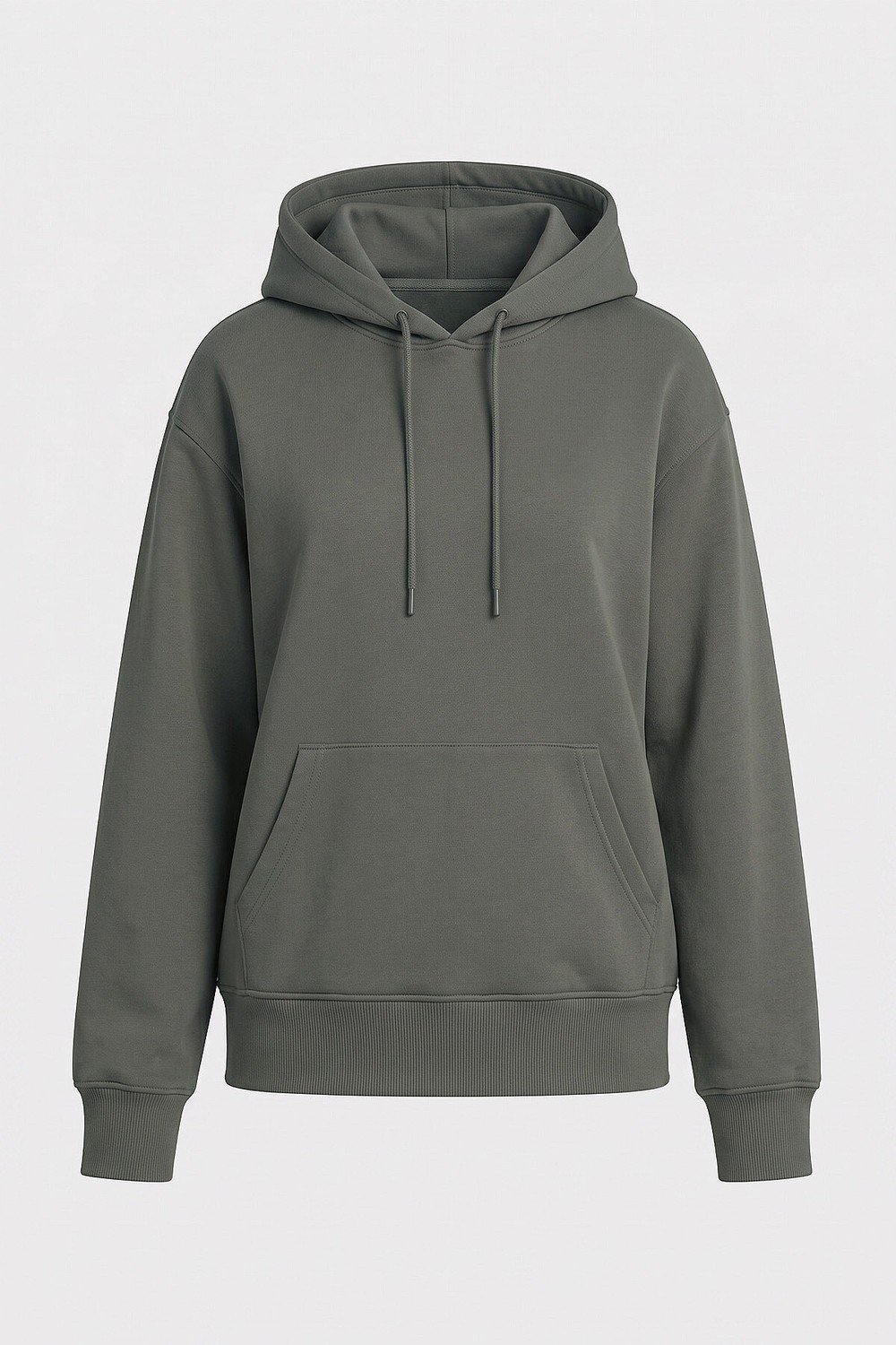 Tommy Life Standart Kapüşonlu 2li Paket Siyah-Haki Kadın Sweatshirt - 97321 görsel 5