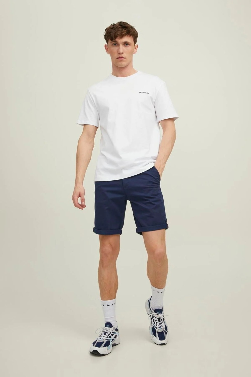 Jack & Jones Erkek Navy Blazer Spor Şort
