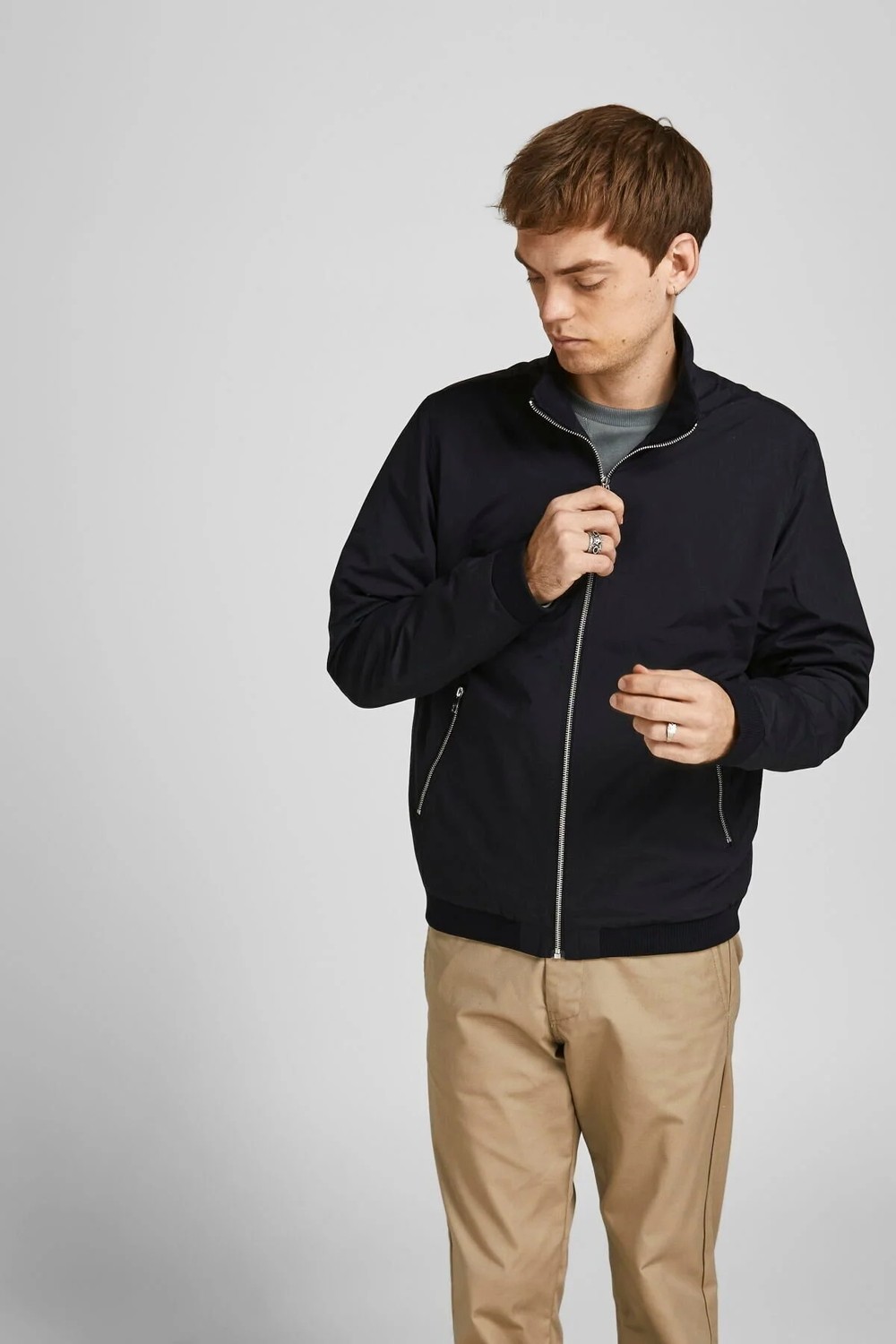 Jack & Jones Dik Yaka Bomber Ceket görsel 4