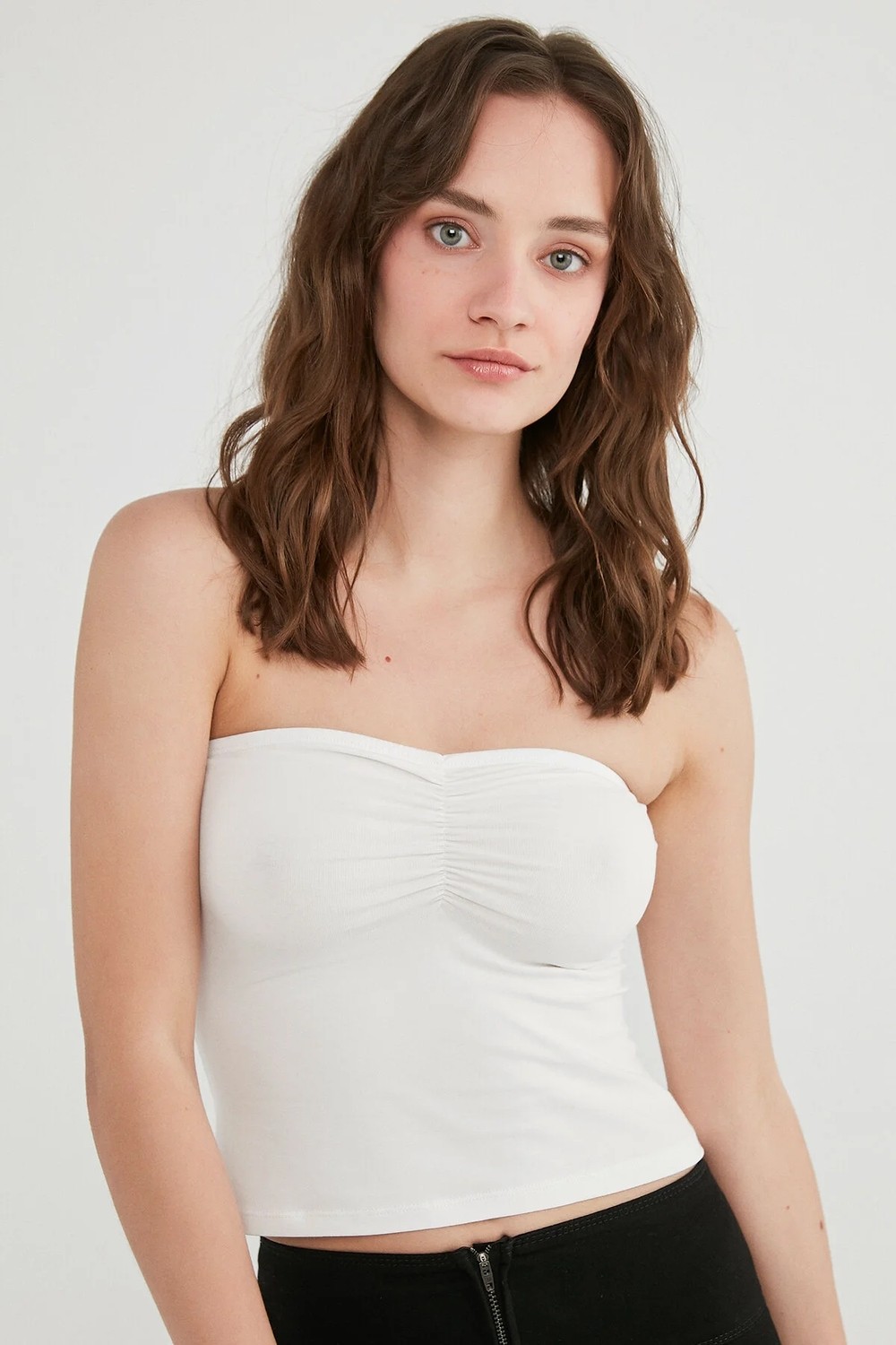 Penti Beyaz Tube Top Üst