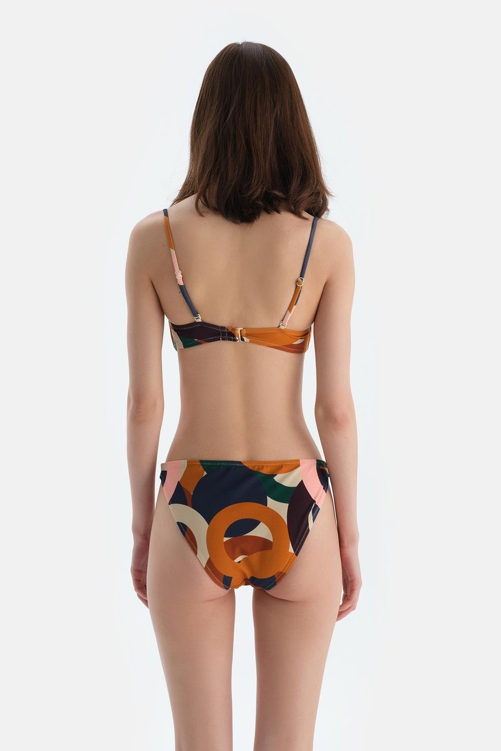 Aesco Dagi Kadın Straplez Bikini Üst, Örme, Çok Renkli, 38 görsel 2