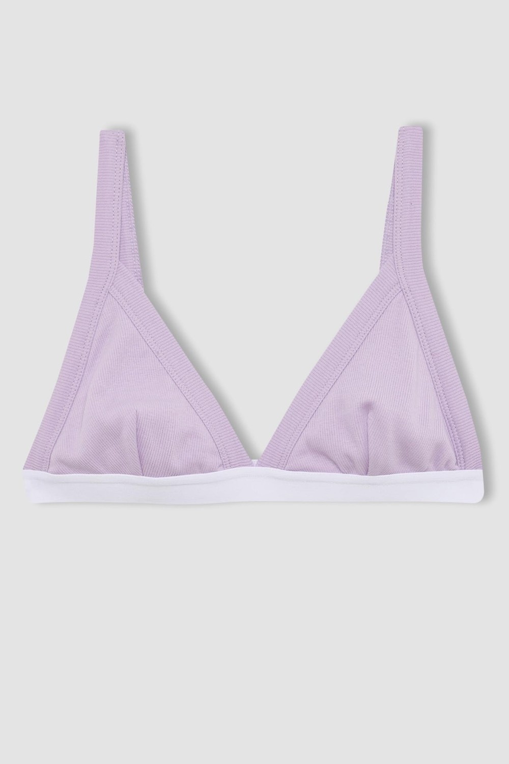 Aesco Defacto Basic Düz Pamuklu Ribana First Bra B8837A824SP