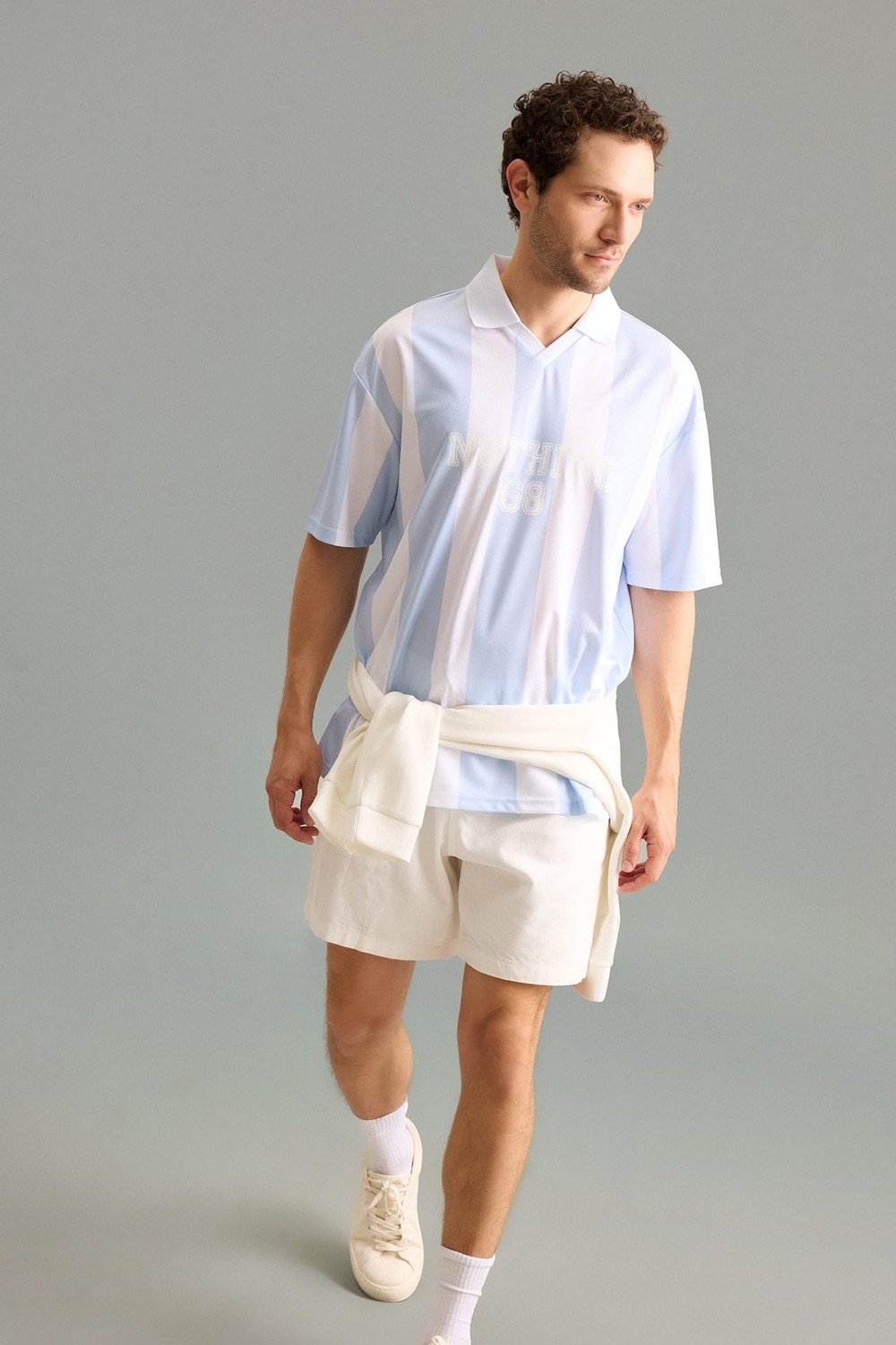 Die Grup DEFACTO%100 Pamuk Relax Fit Jean Bermuda Z4460AZ26SM görsel 2