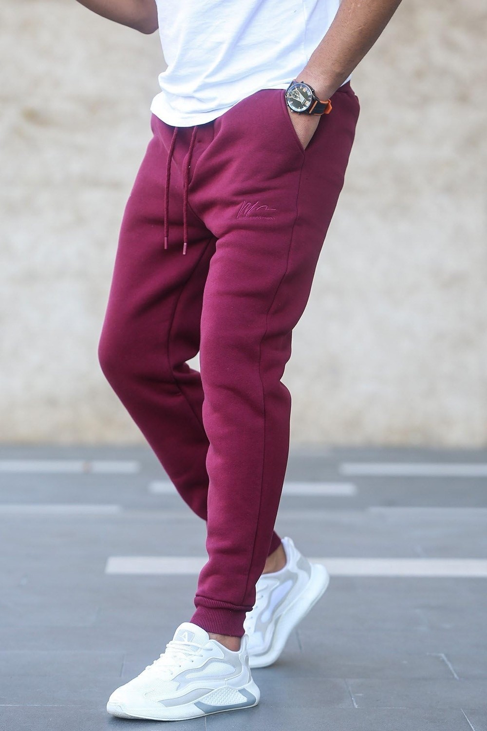 Die Grup Madmext Bordo Basic Eşofman 5433,BORDO S