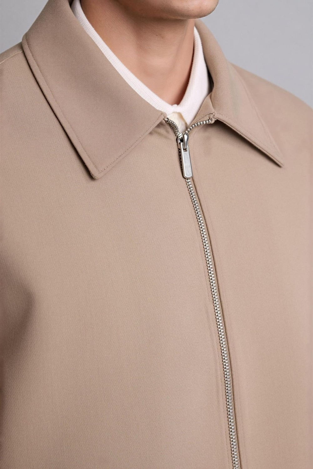 Die Grup Defacto Slim Fit Polo Yaka Astarlı Fermuarlı Mont H5674AX26SP görsel 4