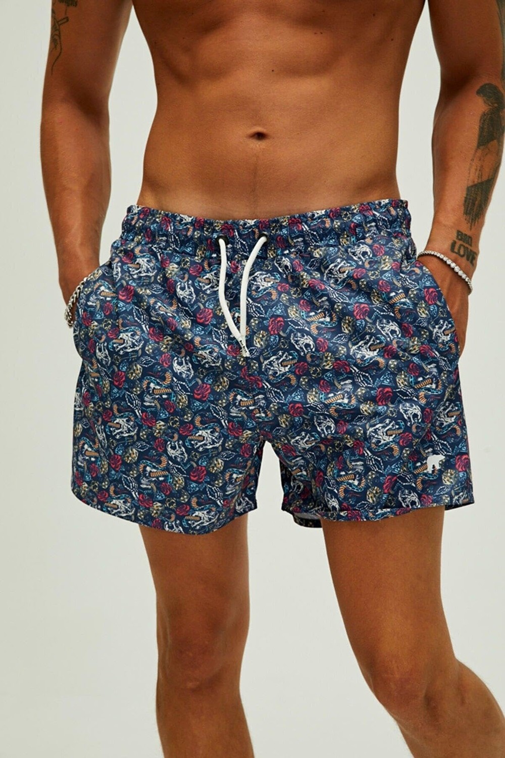 Die Grup Bad Bear Farawell Swımshort Lacivert görsel 2