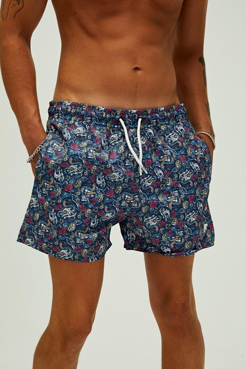Die Grup Bad Bear Farawell Swımshort Lacivert görsel 4