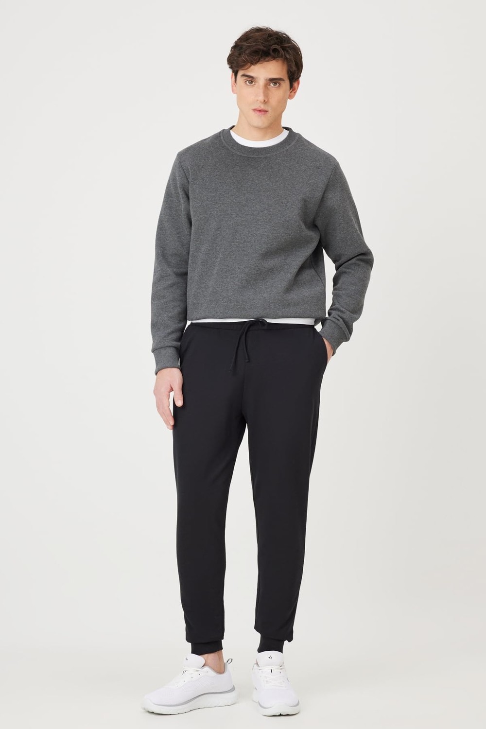 Die Grup Ac&co/altınyıldız Classics Standart Fit Normal Kesim 2 Iplik Cepli Rahat Recycle Pamuklu Jogger Eşofman Altı, Renk Siyah, Beden M görsel 4