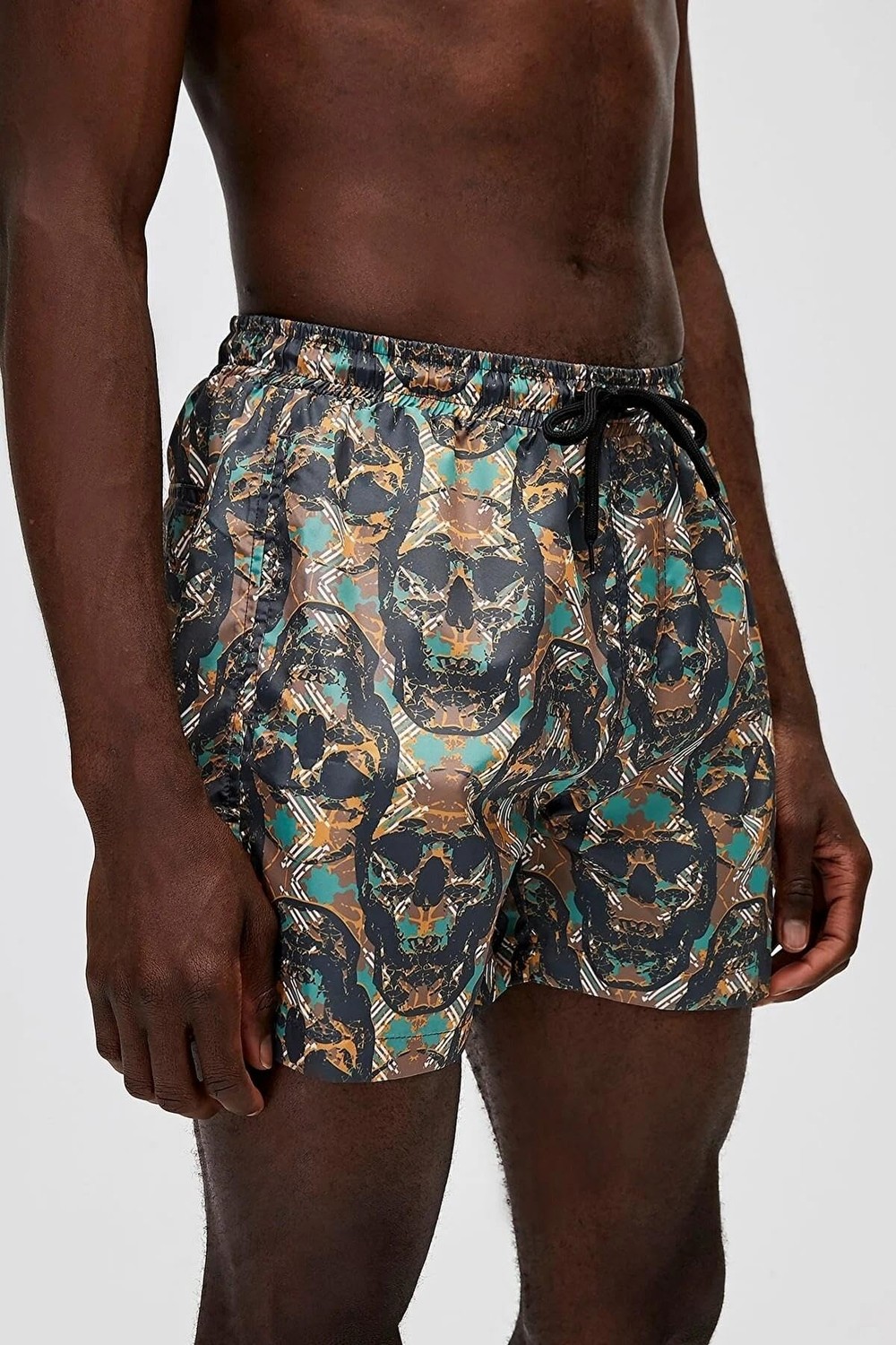 Die Grup Bad Bear Skullex Swımshort (Haki/s) görsel 3
