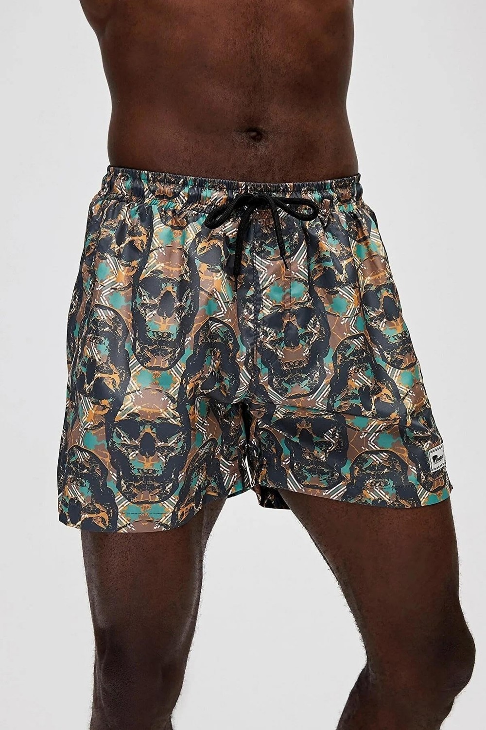 Die Grup Bad Bear Skullex Swımshort (Haki/s) görsel 4