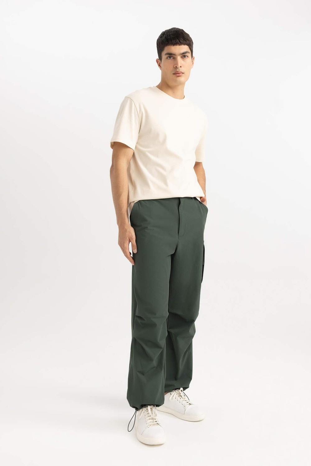 Die Grup Defacto Relax Fit Pantolon, Koyu Yeşil (GN542), 32-34 görsel 2
