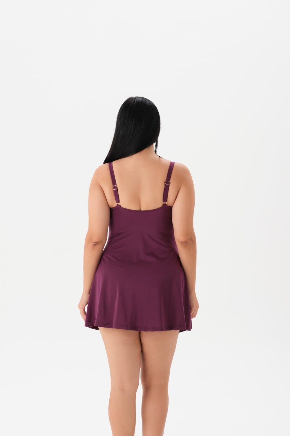 Die Grup Eros 4056MY Elbiseli Mayo, Kadın, Bordo, 52 Beden görsel 3