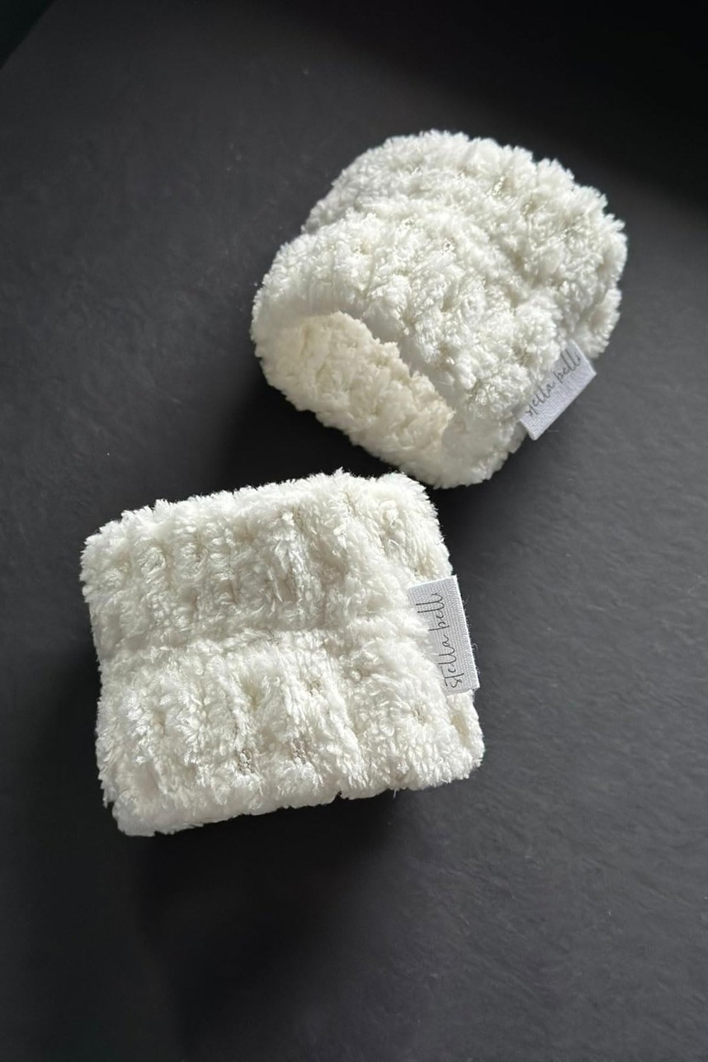 Die Grup Welsoft Mikrofiber Bileklik Seti, Beyaz, 2'li Paket, Kadın ve Erkek Için, Makyaj Temizleme, Yüz Yıkama, Spor, Yoga ve Spa Kullanımı
