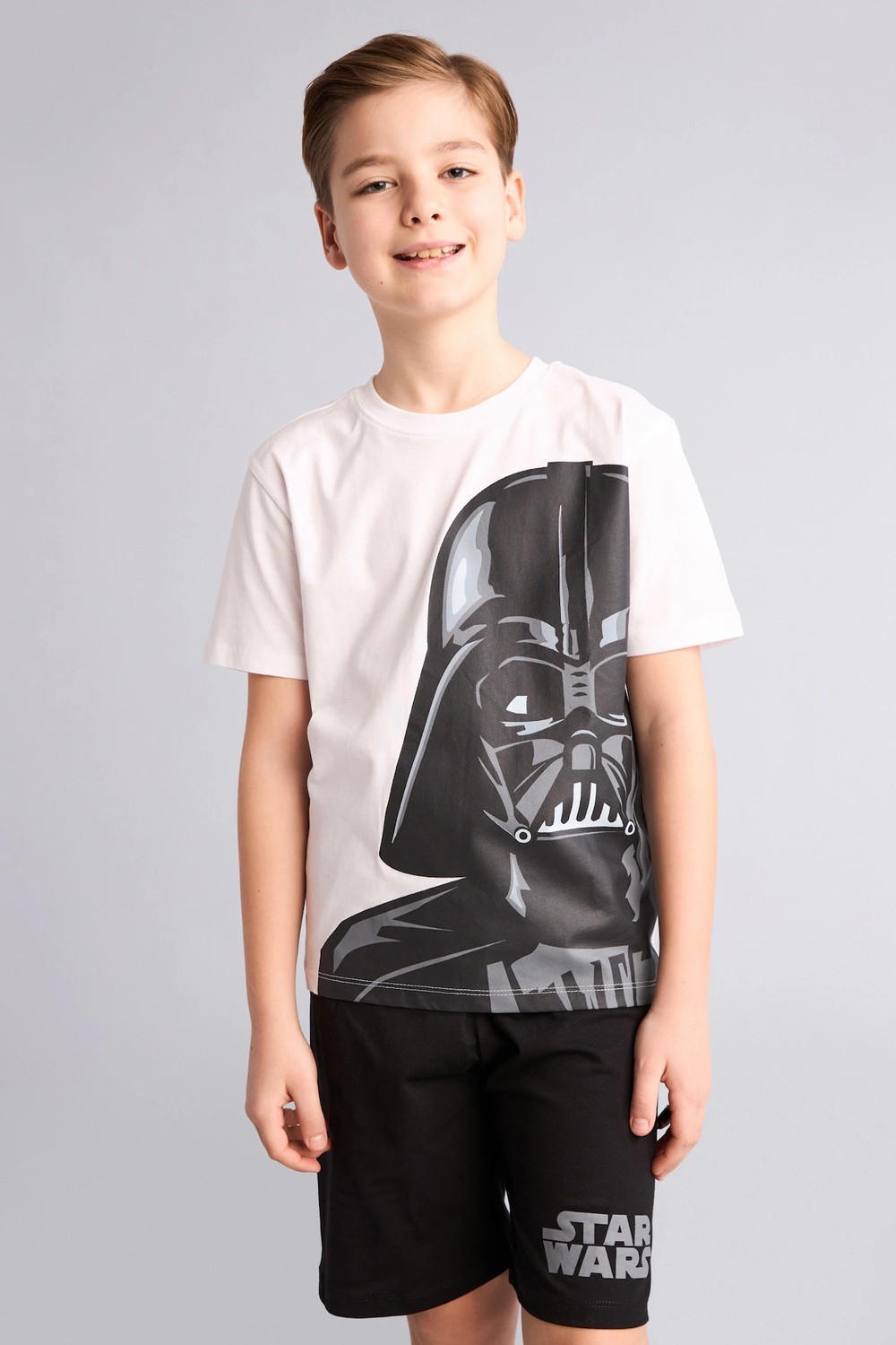 DeFacto %100 Pamuk Star Wars Regular Fit 2'li Pijama Takımı Erkek Çocuk E0336A826SM görsel 3