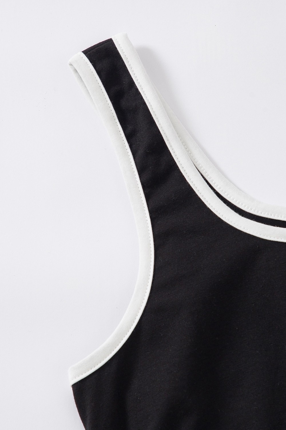Ozka Concept Kadın Siyah Askılı Crop Top Şortlu Gecelik Takım H110560 görsel 4