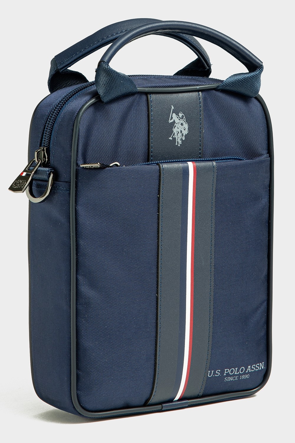U.S. Polo Assn. Lacivert Erkek Omuz Askılı Postacı Çantası Kumaş Çapraz El Çantası 26059